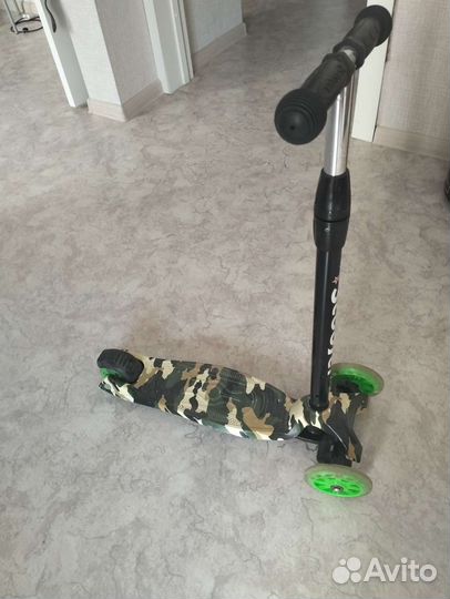 Самокат детский трехколесный бу
