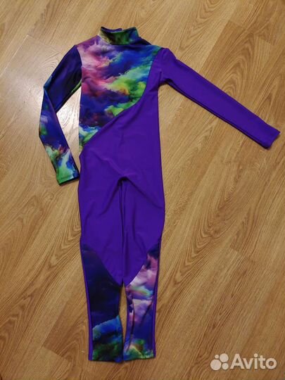 Гимнастический комбинезон. Новый. Р. 146-152