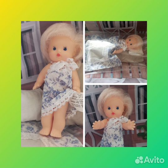 Новая кукла Светлана Кругозор СССР. Этикетка. 20см