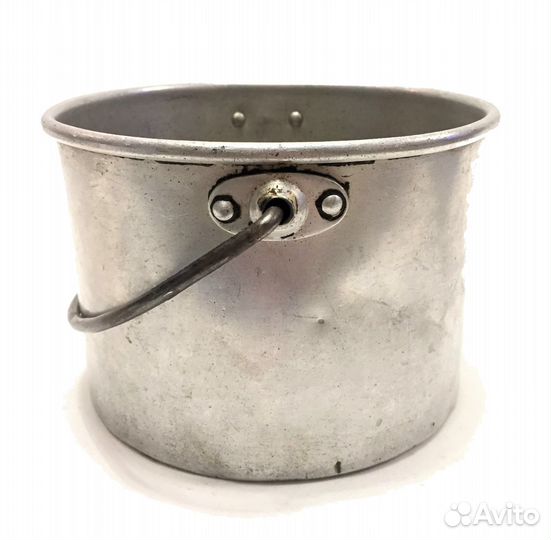 Котел круглый ркка, алюминиевый, 1920-30-е гг, кв