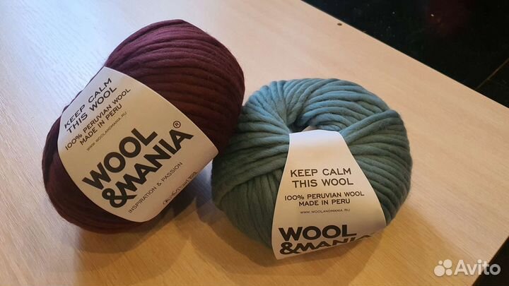 Пряжа Wool&mania 100 перуанская шерсть