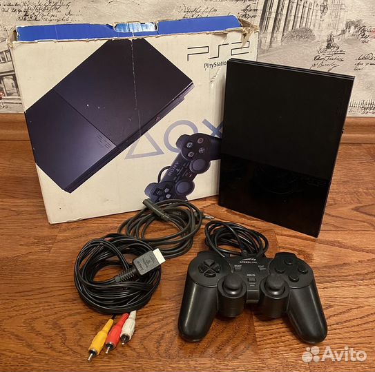 Sony PS2 Slim (PlayStation 2) с играми
