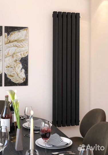 Вертикальный дизайнерский радиатор Steel-Hot от пр