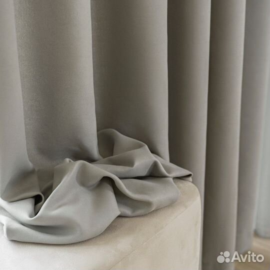 Шторы канвас Эдем Серый базальт