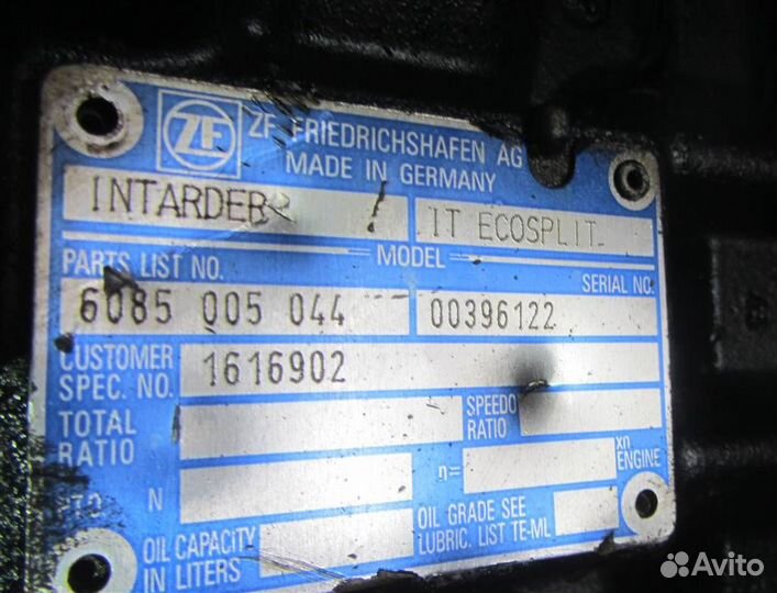 Интардер DAF Xf 105