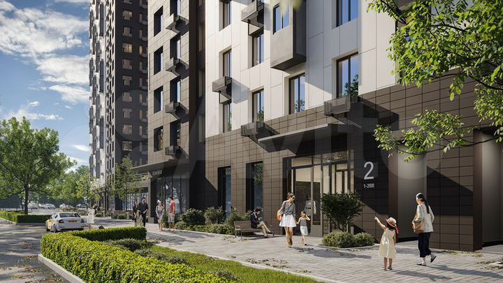 Квартира-студия, 28,8 м², 20/25 эт.