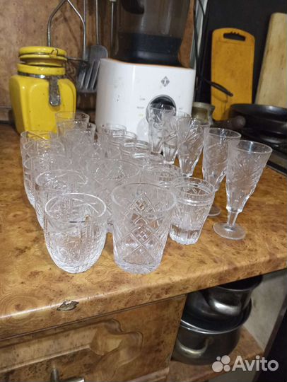 Хрустальные рюмки СССР