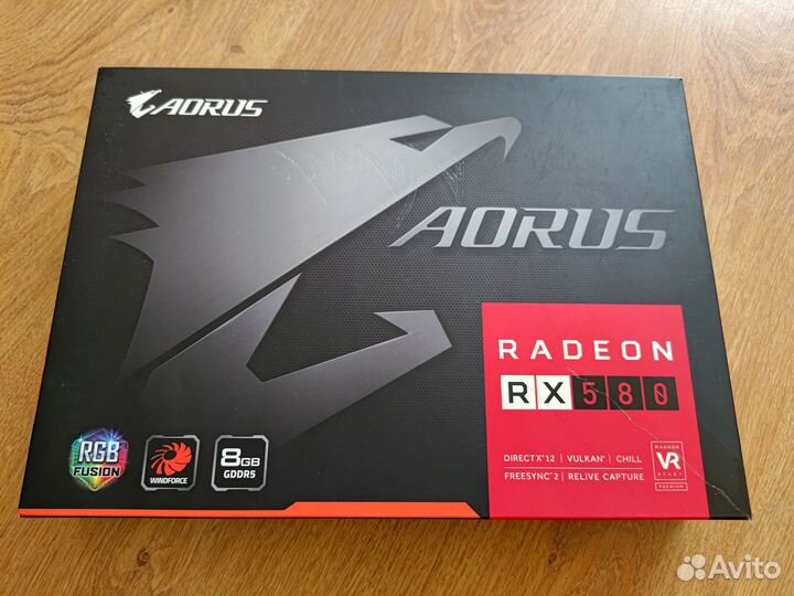 Видеокарта Gigabyte aorus Radeon RX 580 8Gb