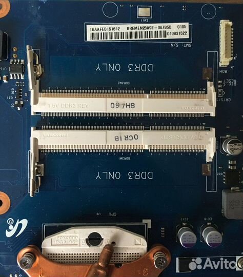 Материнская плата от ноутбука Samsung R540