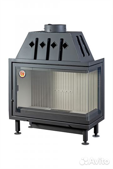 Каминная топка Экокамин Альфа 1000 два стекла