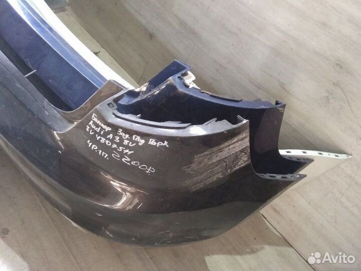 Бампер задний под парктроники Audi A3 8V