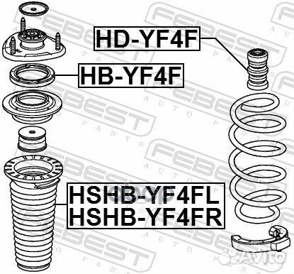 Пыльник переднего амортизатора Honda hshb-YF4FR