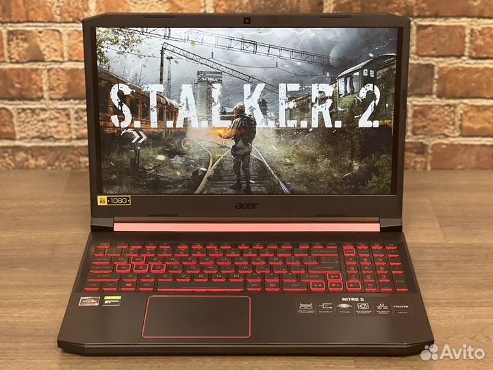 Игровой ноутбук Acer Nitro Ryzen 5 GTX IPS SSD