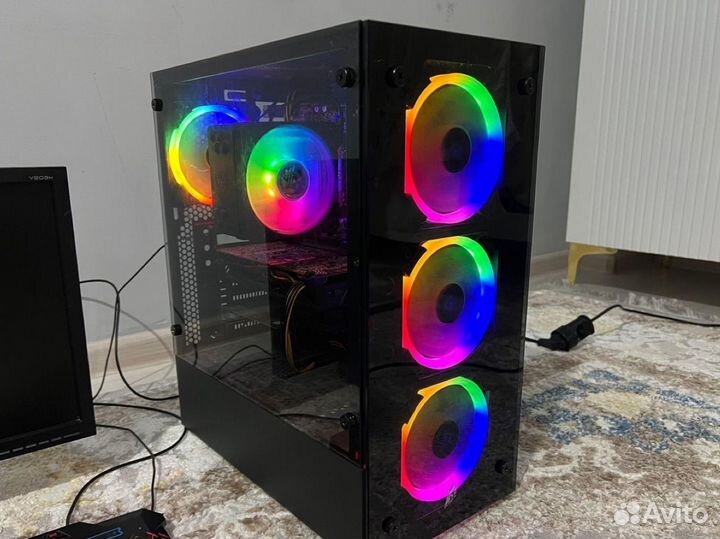 Игровой компьютер, xeon E3-1230v2, RX580 8GB