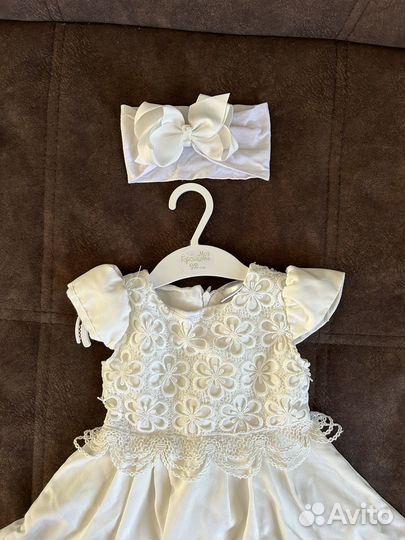 Нарядное платье для девочки 86-92