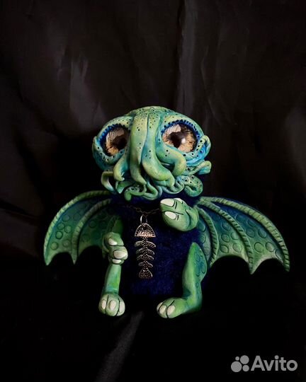 Игрушка ручной работы. Малыш Ктулху