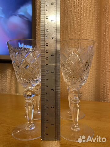 Стакан пр-ва Чехия. Фужеры на счастье. Bohemia