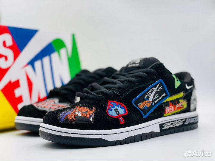 Кроссовки nike dunk low pro qs