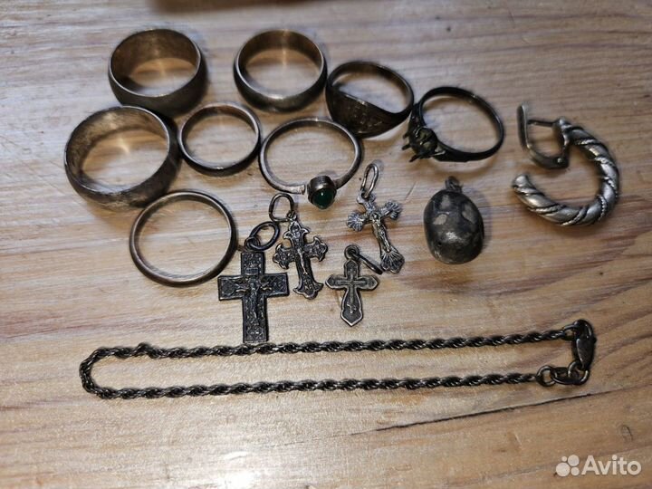 Серебро изделия, лом