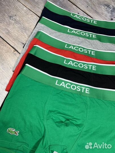 Трусы мужские боксеры хлопковые lacoste