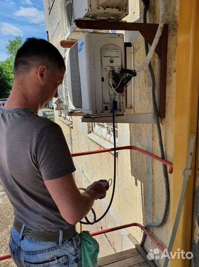 Обслуживание кондиционеров,ремонт и заправка сплит