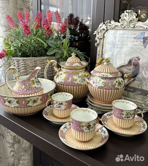 Антикварный чайный набор 