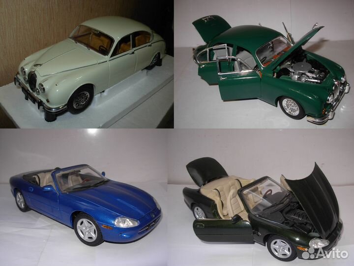 1/18 модели Англия Jaguar Lotus Bentley MG и др