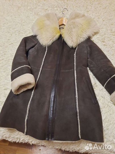 Дубленка натуральная женская 42 44
