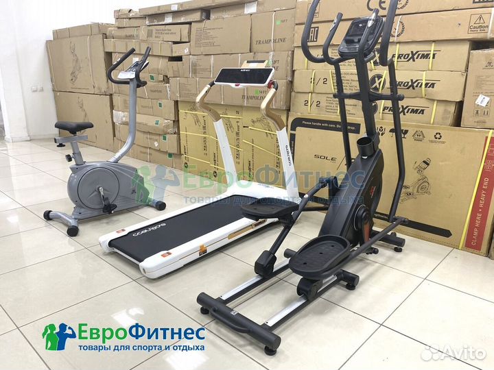 Беговые дорожки, эллипсы, велотренажеры рассрочка