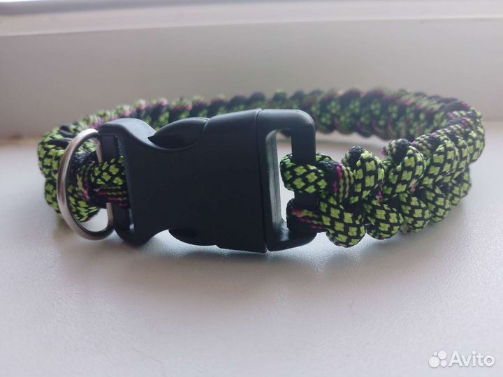 Ошейник из паракорда ручной работы