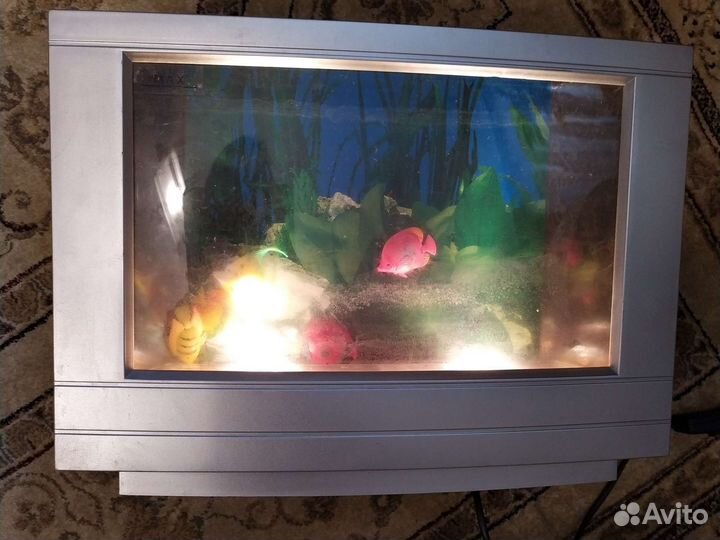 Декоративный аквариум, светильник