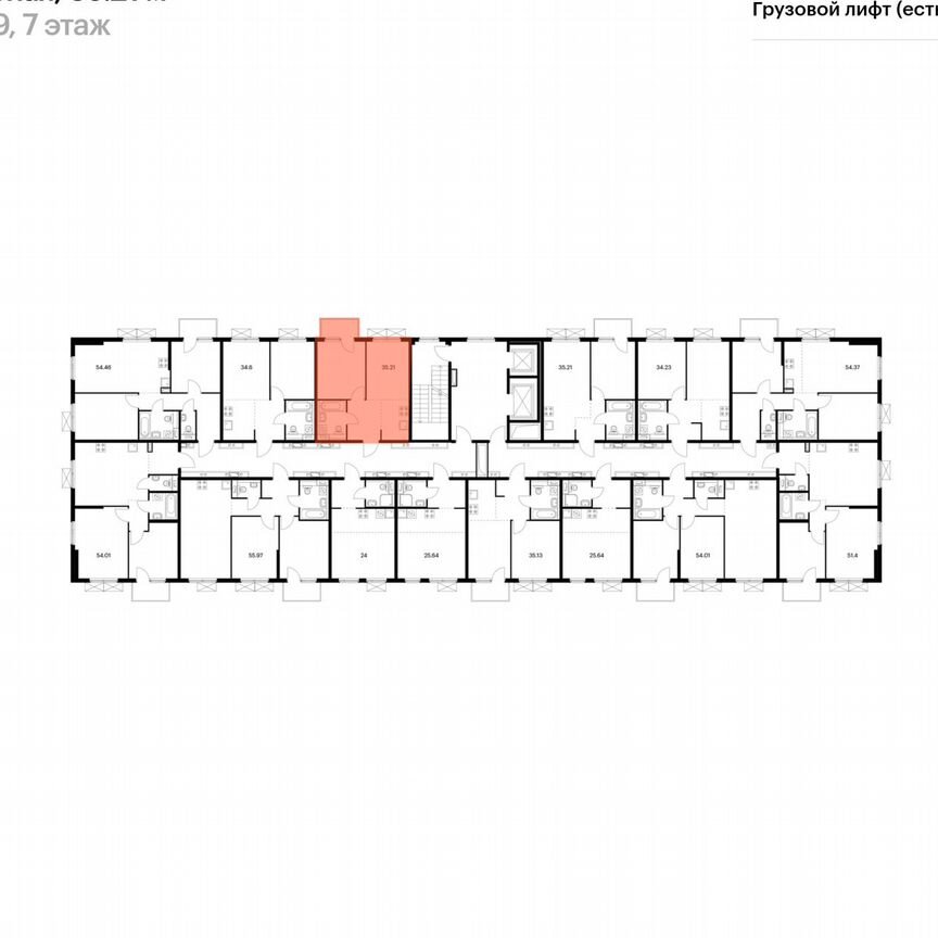 1-к. квартира, 35,2 м², 9/15 эт.