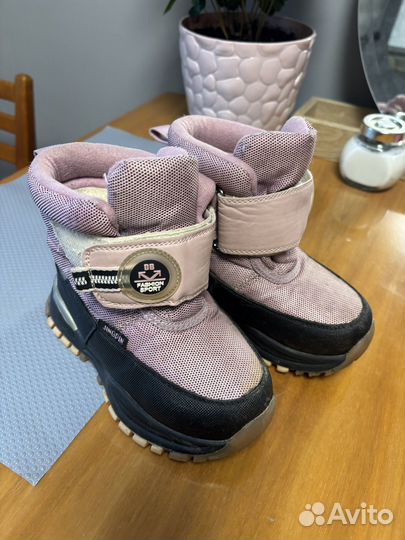 Зимние дутики на девочку 30 размера