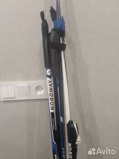 Детские лыжи, Nordway и ботинки 33 размер