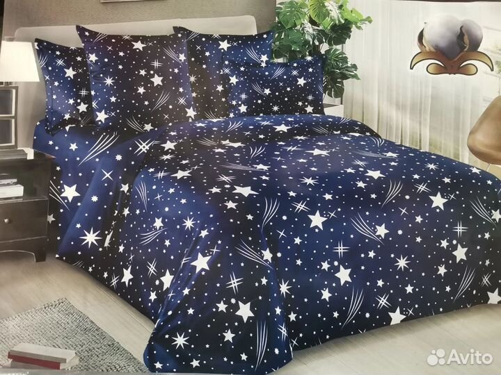 Комплект с готовым одеялом и подушки+ простыня