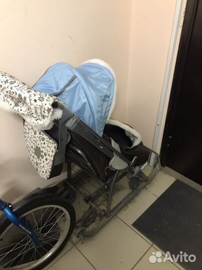 Санки коляска ника 7-5к