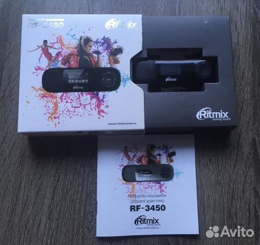 Цифровой аудиоплеер Ritmix RF-3450