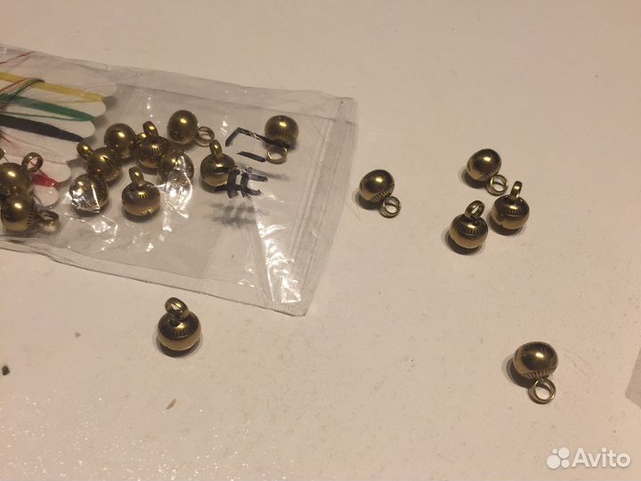 Пуговицы металлические золотистые 5мм