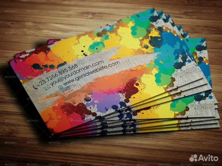 Печать визиток и листовок