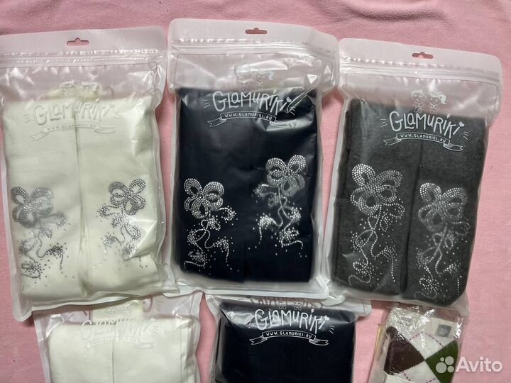 Колготки детские Glamuriki 146-152 новые по 2шт