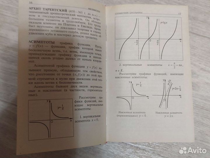 Математика справочник школьника