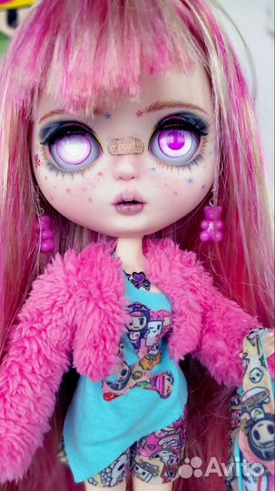 Кукла blythe custom sandy tokidoki