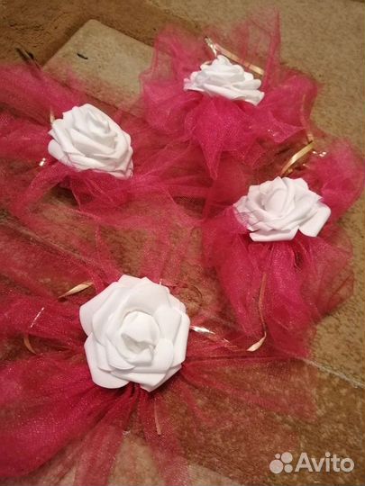 Свадебные украшения на машину