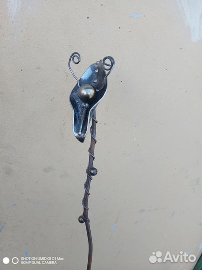 Цветы из металла ржавый декор дачного участка