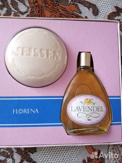 Подарочный набор Майссен ГДР лавандовая вода, мыло