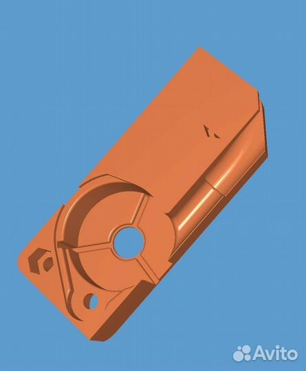 Корпус механизма открытия бензобака Renault