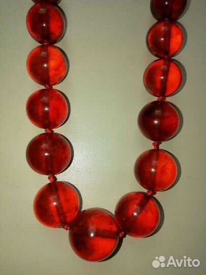 Янтарные бусы СССР