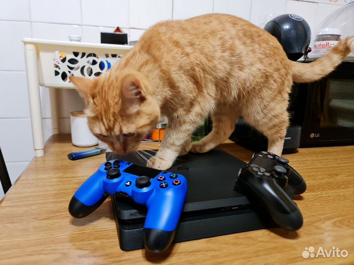 Sony playstation 4 slim 1tb с играми