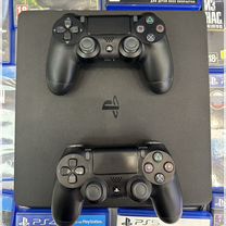 Sony playstation 4 slim+112 игр в подарок/гарантия