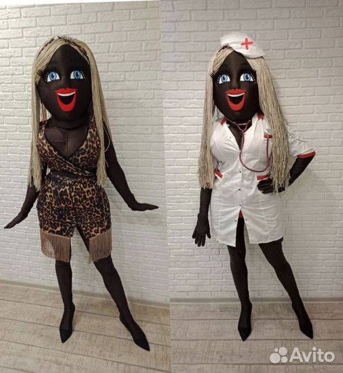 Ростовая кукла, Мулатка, поздравление мужчин